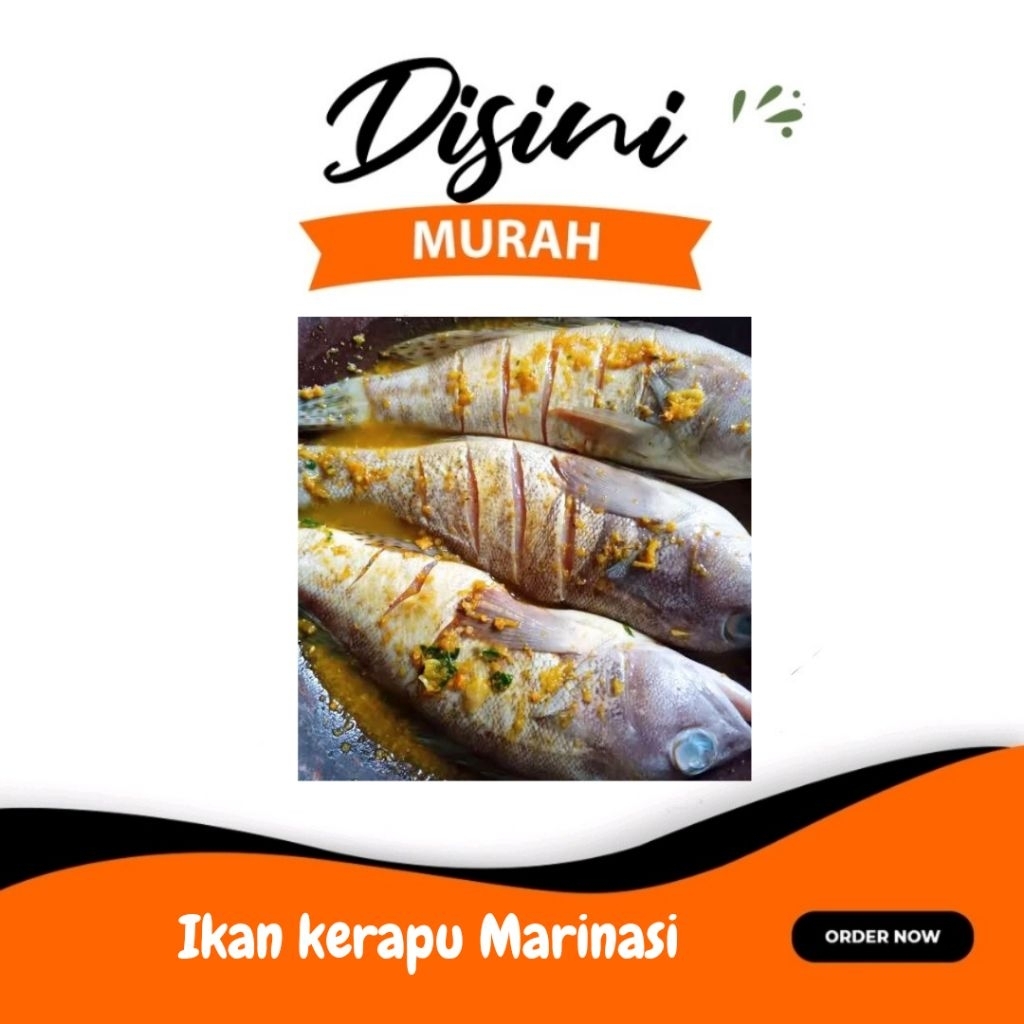 

ikan kerapu marinasi bumbu kuning 1kg