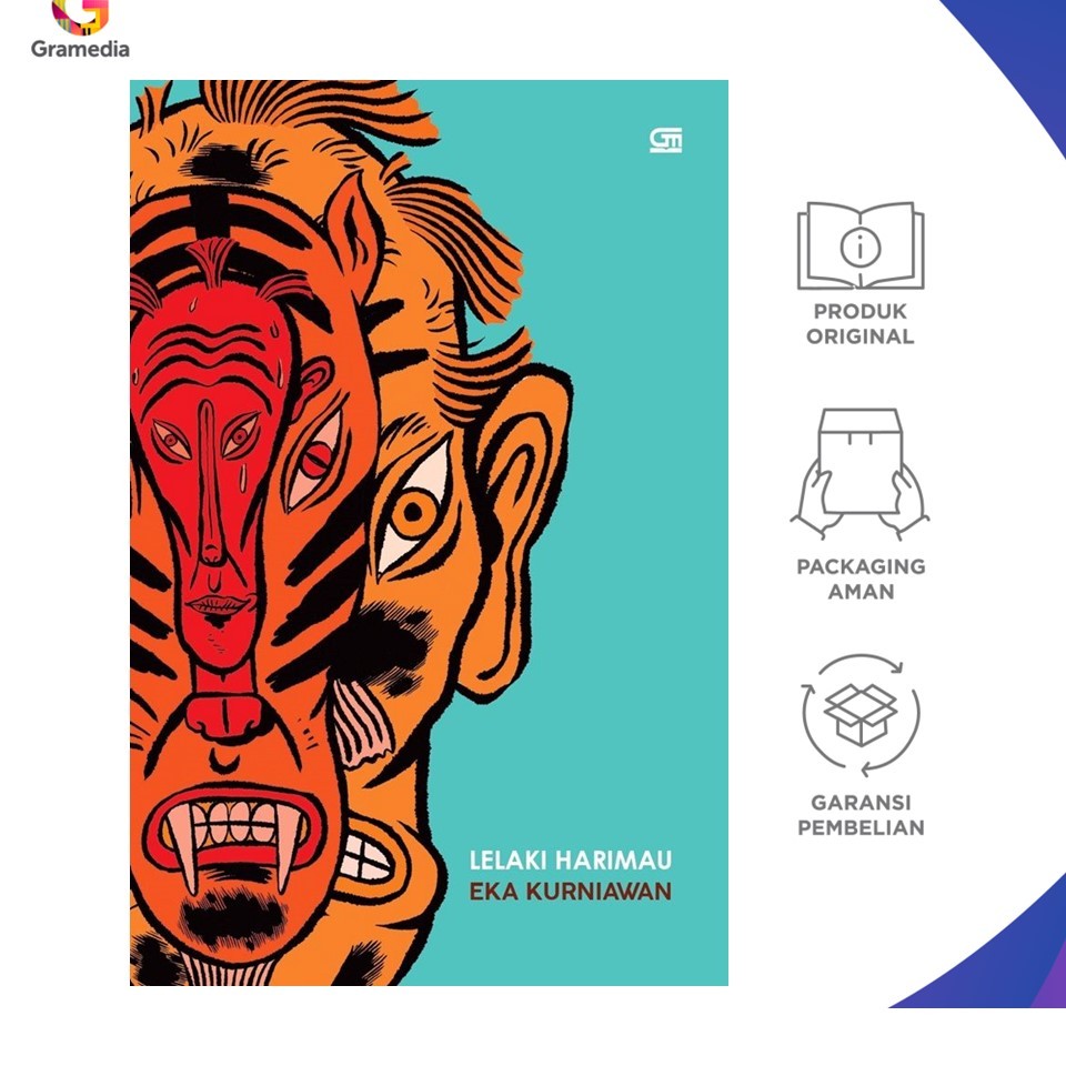 (Original) Gramedia Mall Pekanbaru LELAKI HARIMAU (HC)