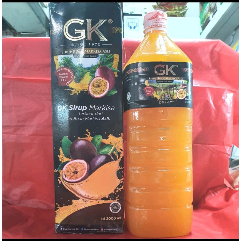 Sirup markisa Gk 2 liter medan