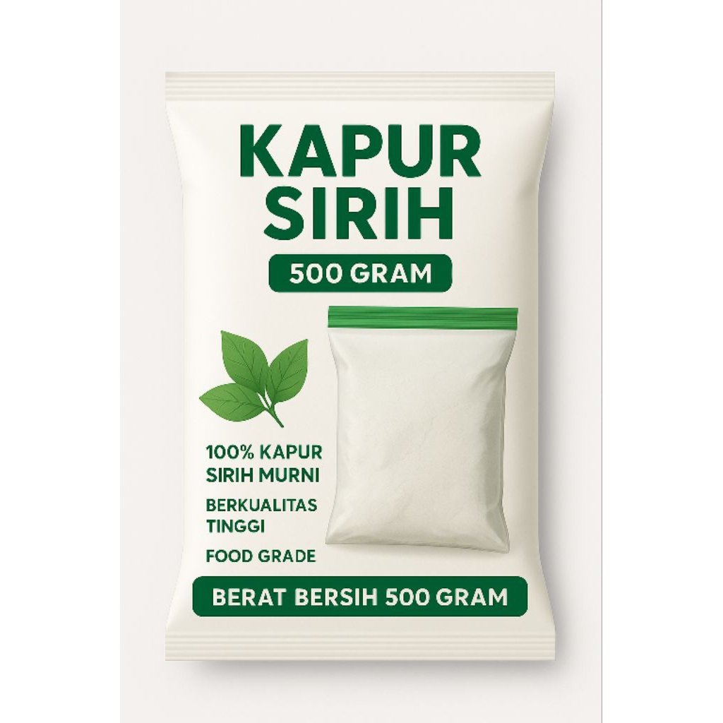 

kapur sirih 500 gram gamping putih halus