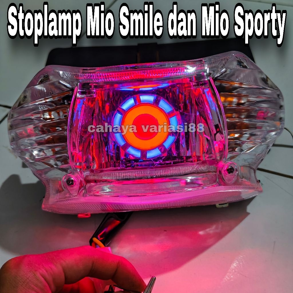 Stoplam Lampu Stop Belakang Mio Sporty Custom Projie Plus Sein Refektor Lampu Stop Belakang Mio Smil