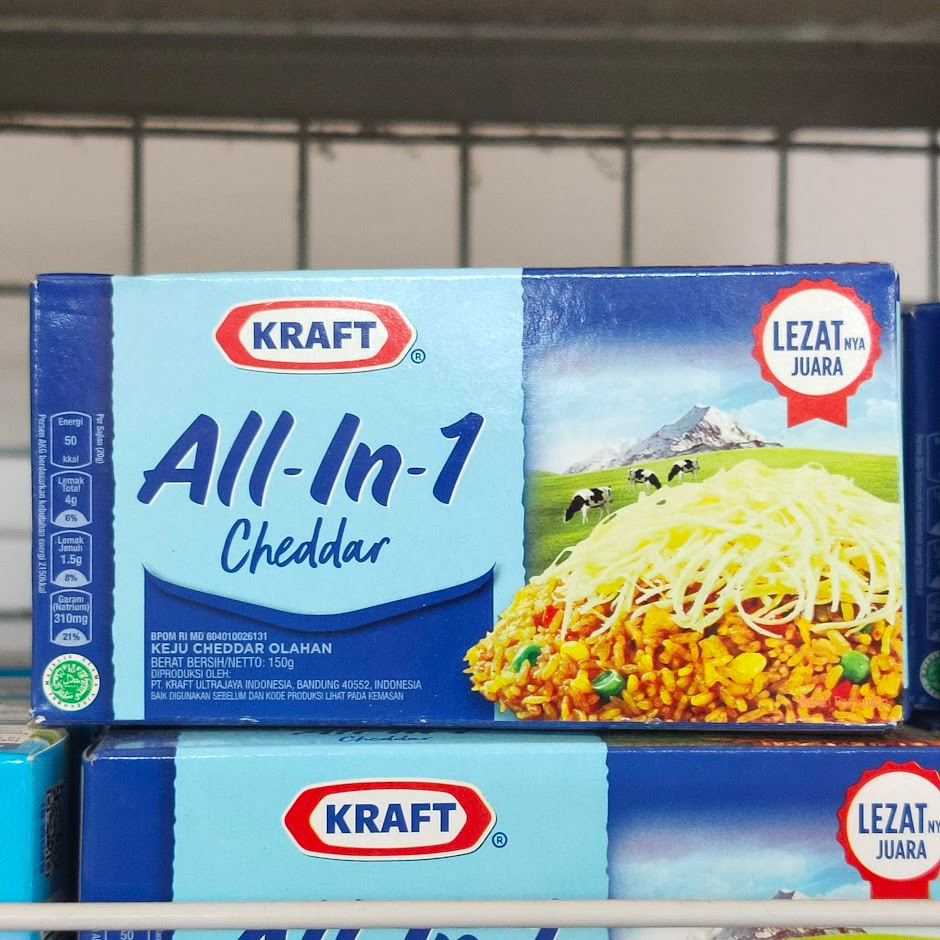 

Keju KRAFT All in 1 Cheddar 150gr