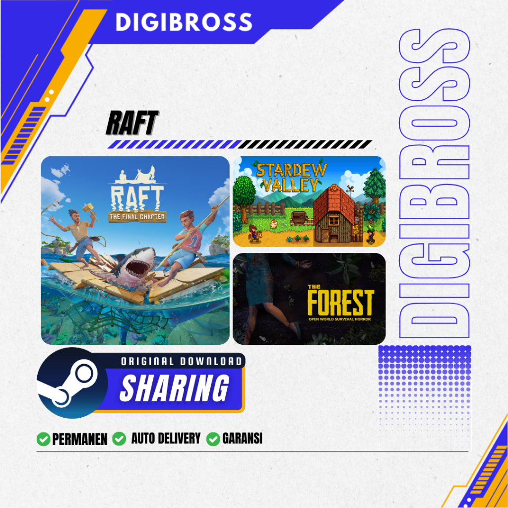 [BONUS STEAM KEY] Raft, Stardew Valley, The Forest / AUTO DELIVERY / STEAM / Game PC / Games Compute