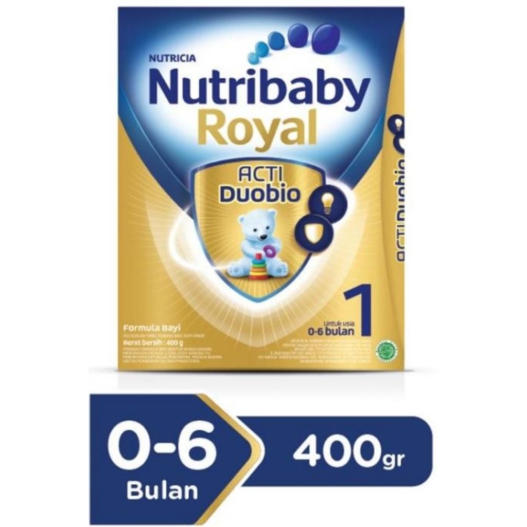 

Nutribaby royal tahap 1 usia 0-6 400gram exp Oktober-desember 2026
