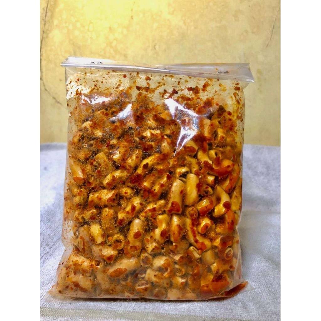 

Terlaris No.1 Seblak kering makaroni bantat kemasan 250gram rasa pedas daun jeruk