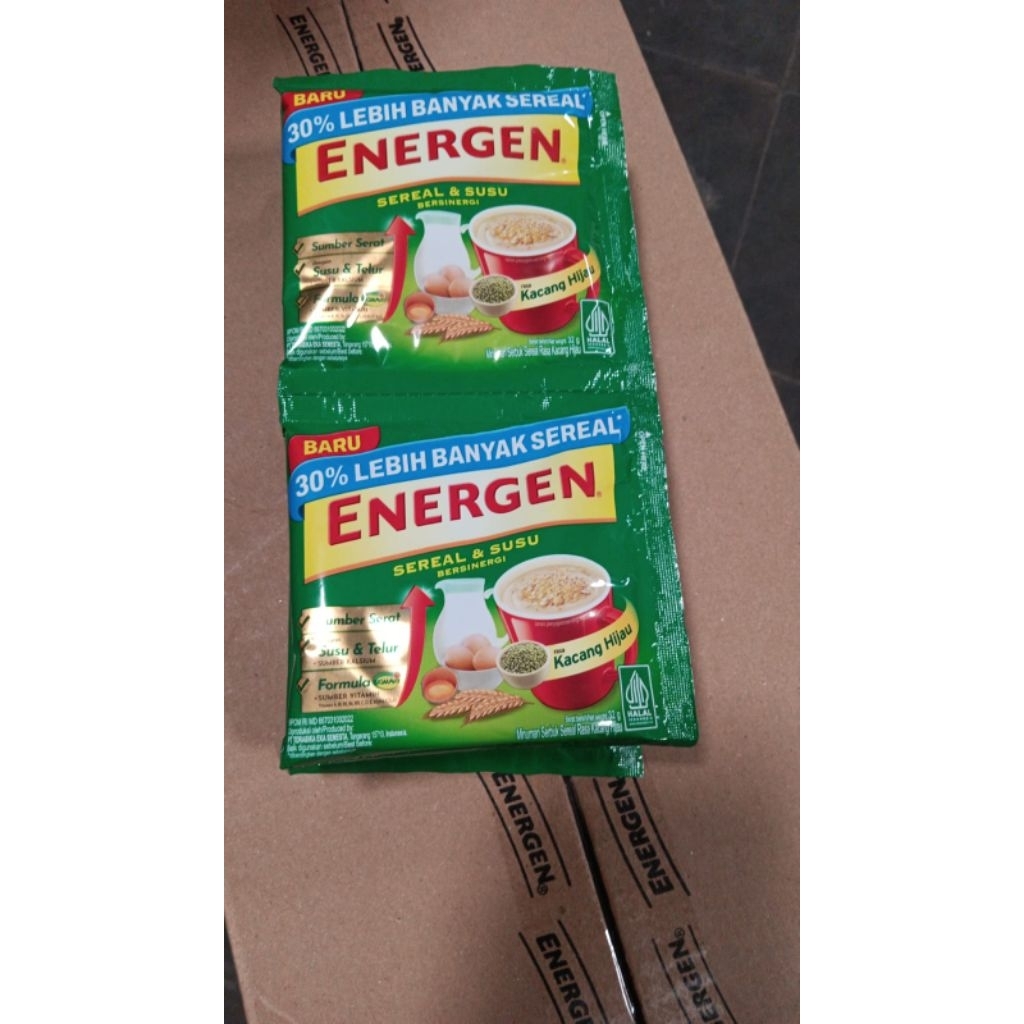 

Energen kacang hijau isi 10
