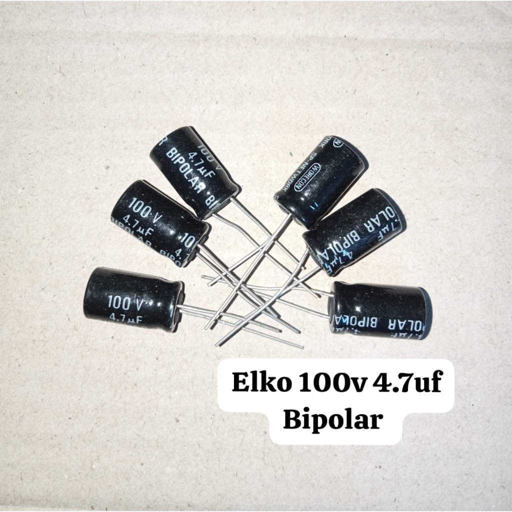 Elko 100v 4.7uf BIPOLAR Original