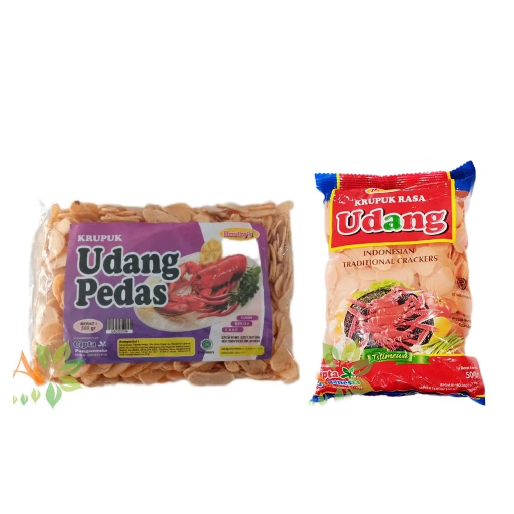 

Krupuk Udang Mentah cap Hendry's 500gr
