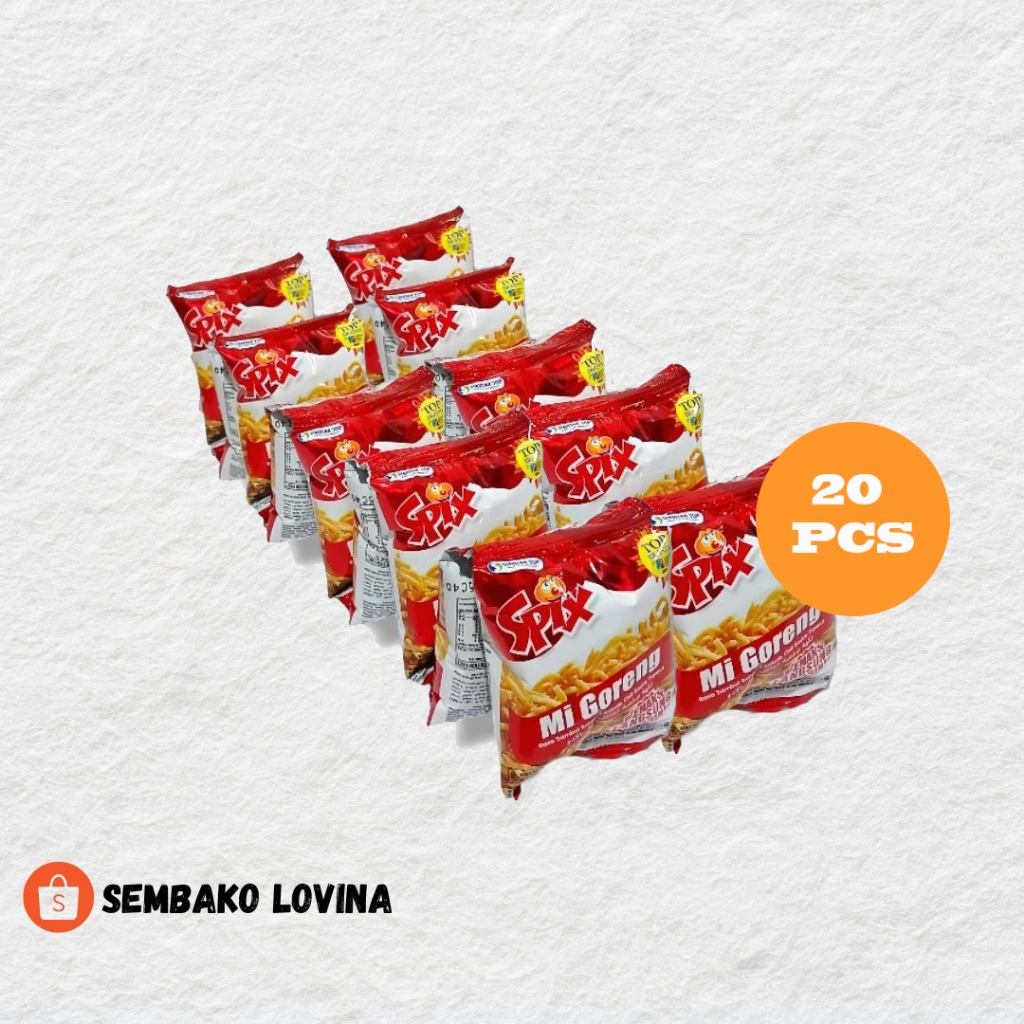 

Spix Mie Goreng Jadul 2 Renteng 20 Pcs@9g ENAK LANGSUNG DIMAKAN