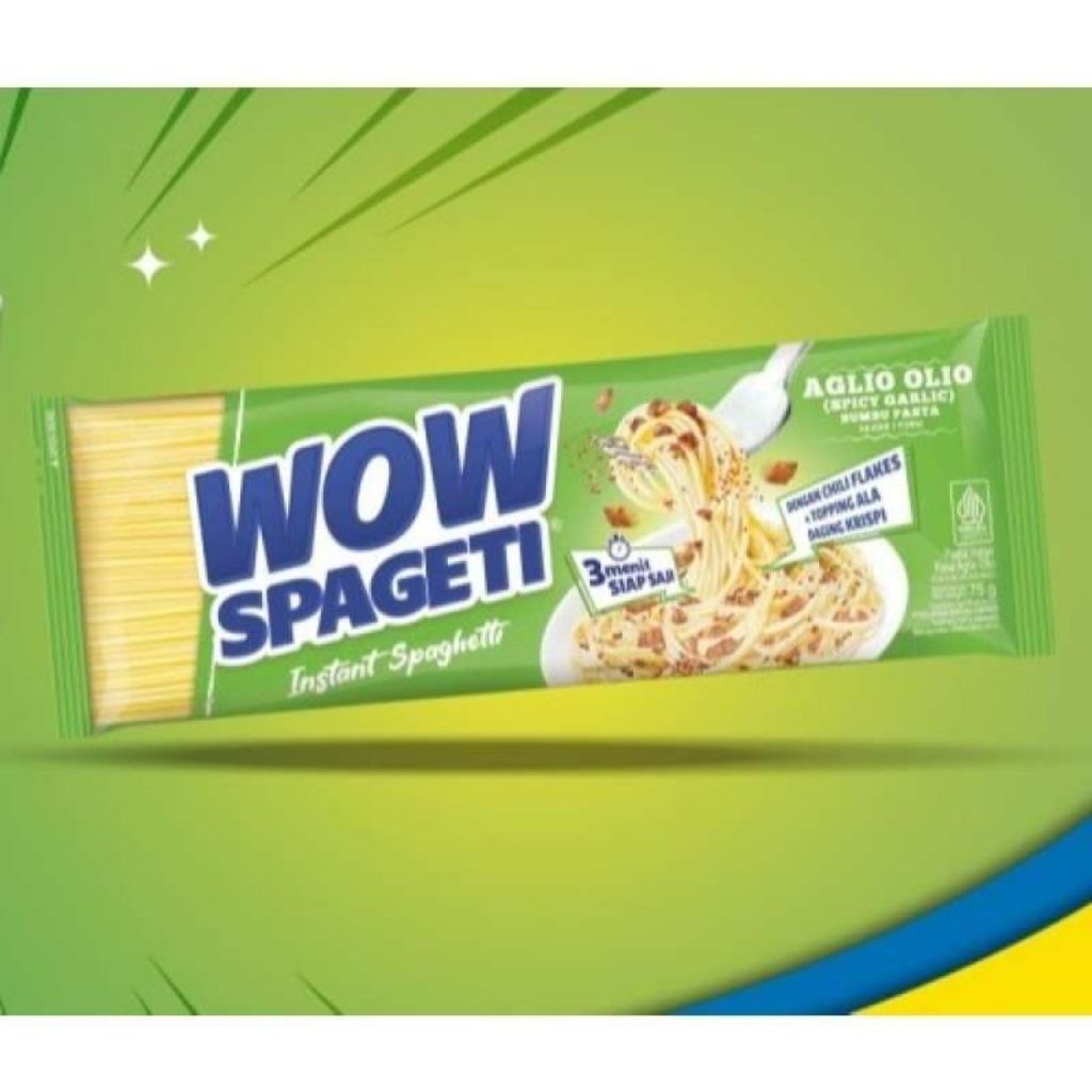 

Wow Spagheti Aglio Olio 1 renceng isi 5 pcs