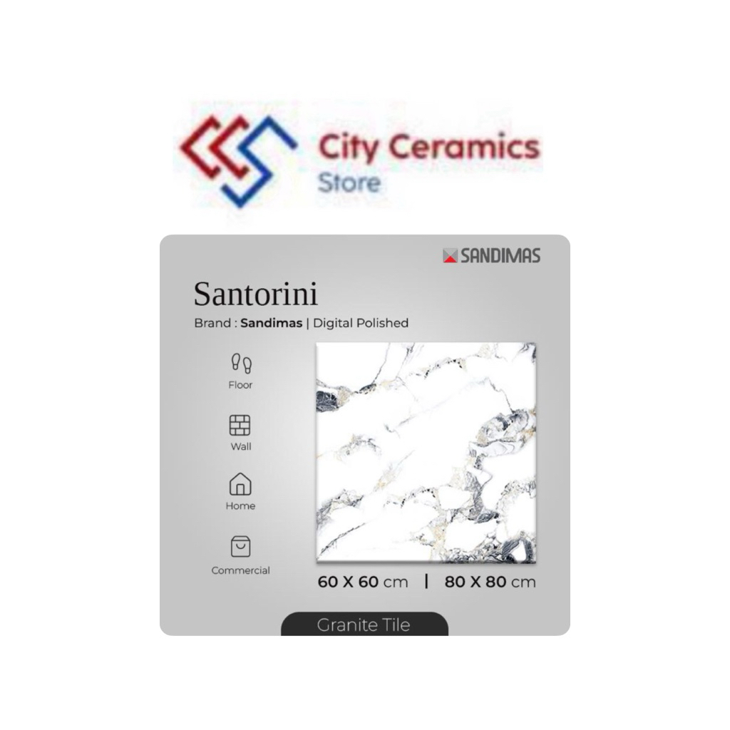 GRANIT SANDIMAS SANTORINI 80x80 & 60x60