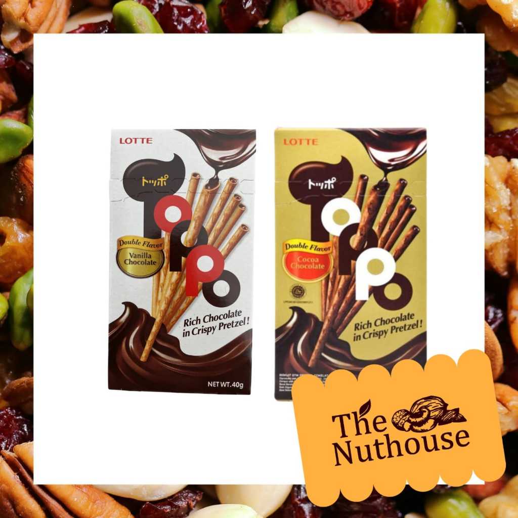 

Toppo Vanilla / Double Chocolate Box 40gr [Lotte Cocoa Chocolate] [HALAL]