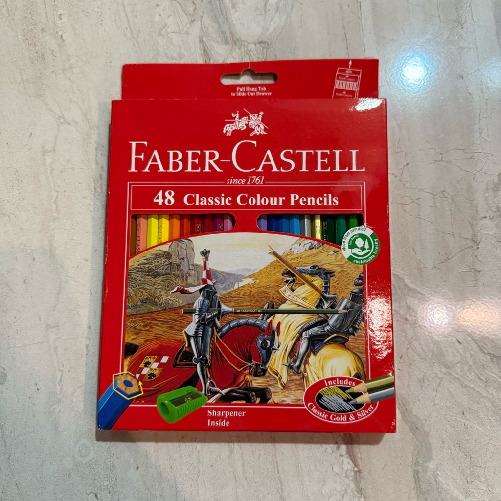 

PENSIL WARNA FABER-CASTELL CLASSIC 48 WARNA || FABER-CASTELL 48 CLASSIC COLOUR PENCILS (NEW!)