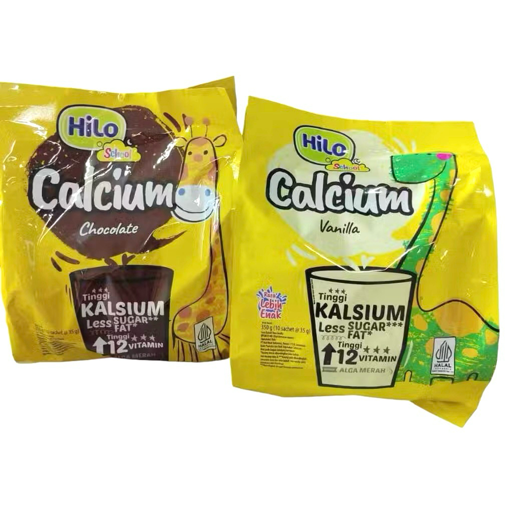 

HiLo School Susu Coklat / Vanilla Gusset 350 gram (10 Sachet) - Susu Tinggi Kalsium