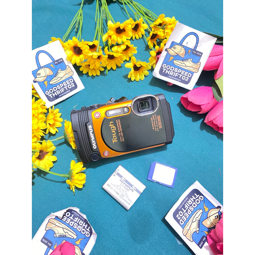 Camera Digital Olympus Stylus Tough TG-860 Orange series 16.2 MegaPixels 5x Optical Zoom Builtin WiF