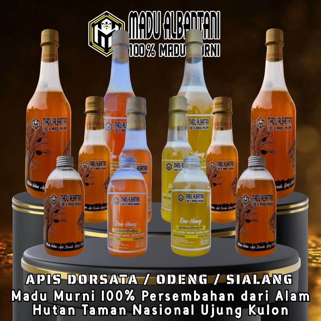 

BELI 2 GRATIS 1 RAW HONEY Madu Odeng / Sialang / Apis Dorsata Ujung Kulon MADU MURNI 100%