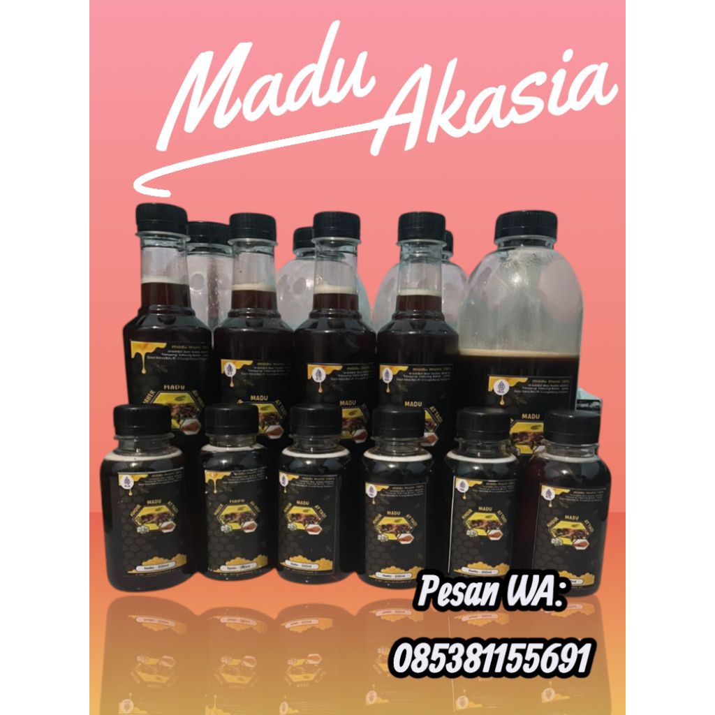 

madu hutan akasia 100%murni & asli