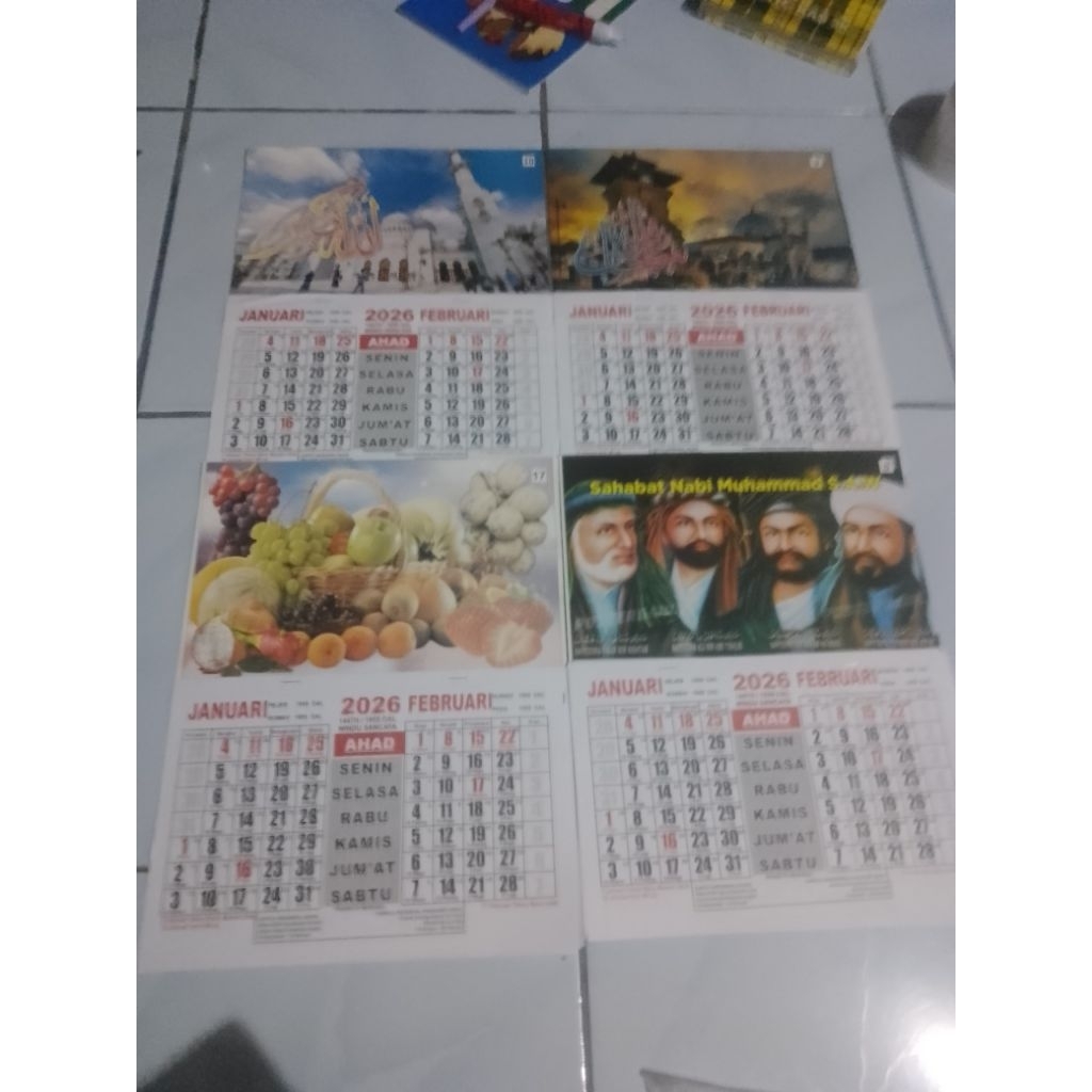 

Kalender 2026 WUKU (isi 6 lembar)