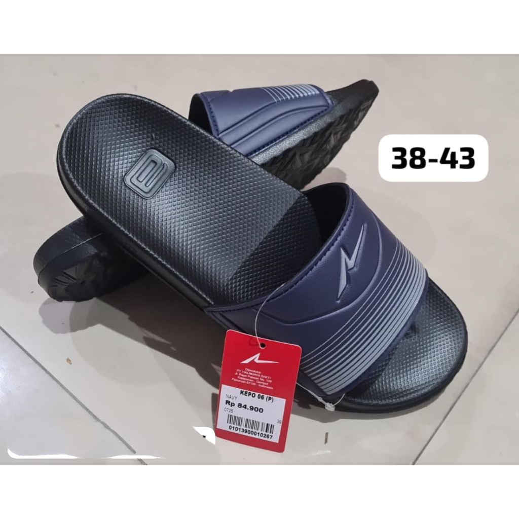 Sandal Ando Pria model Slip-on Terbaru