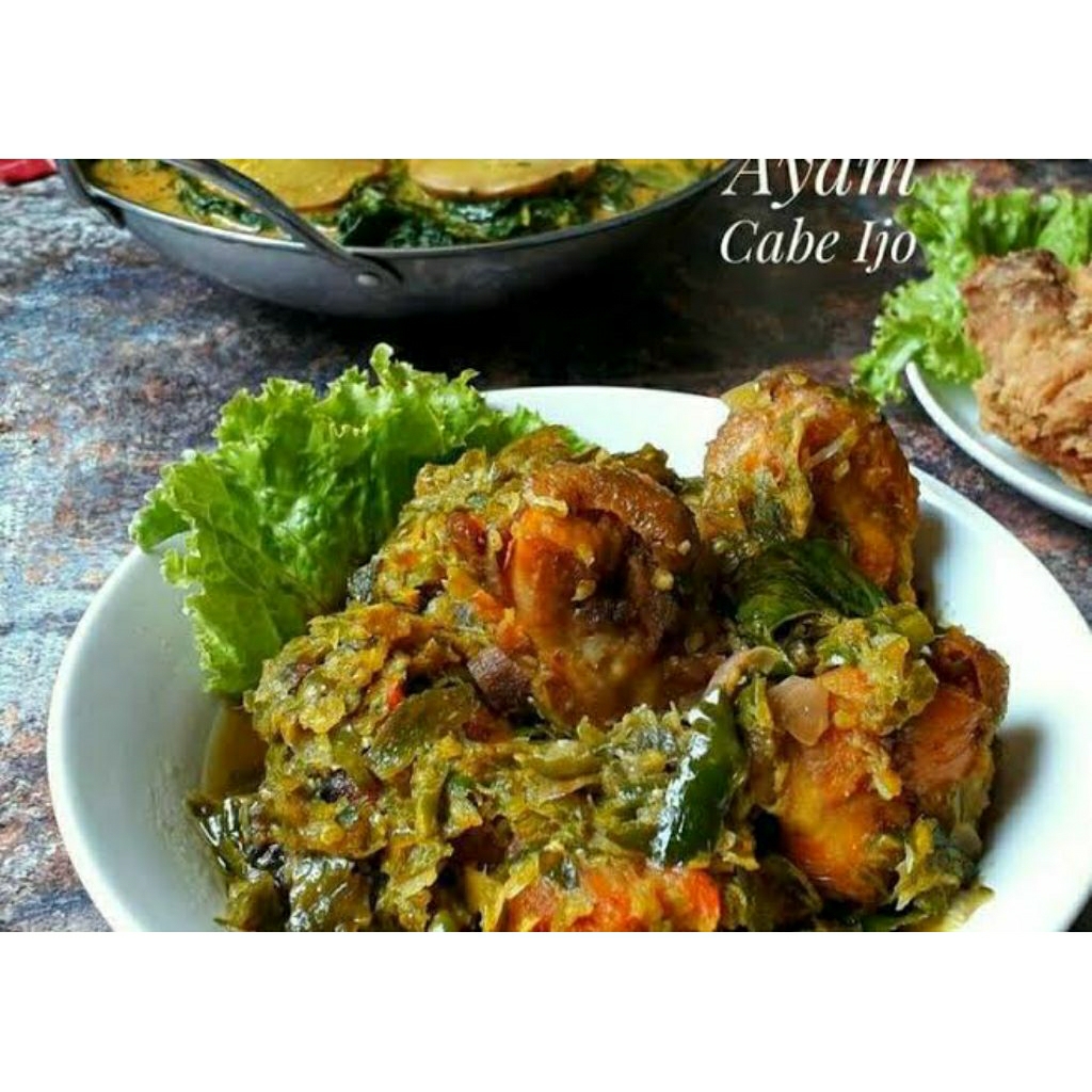 

Ayam cabe ijo bandung/enak/homemade/fresh