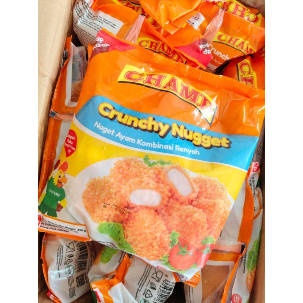

NUGGET CHAMP CRUNCHY/ NUGGET FROZEN/NUGGET CHAMP 450GR