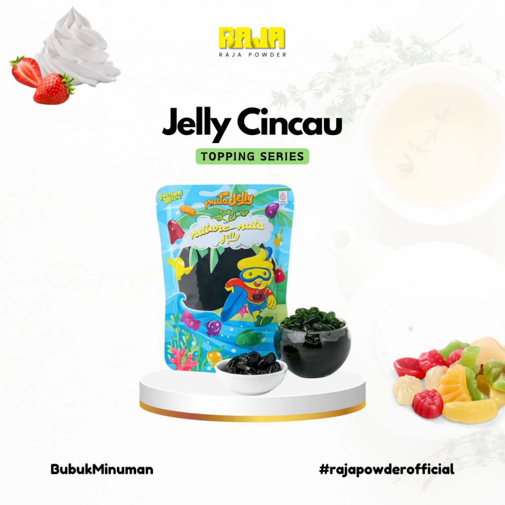 

Jelly Cendol Kecebong ala Yoshinoya - Topping Minuman Cendol Instan Praktis & Siap Saji 500 Gram