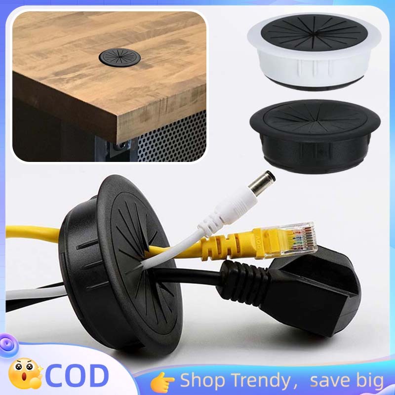 Isi 4/1set Penutup Kabel Meja 60MM Tutup Kabel Meja Penutup Lubang Kabel Meja Tutup Lobang Kabel Mej