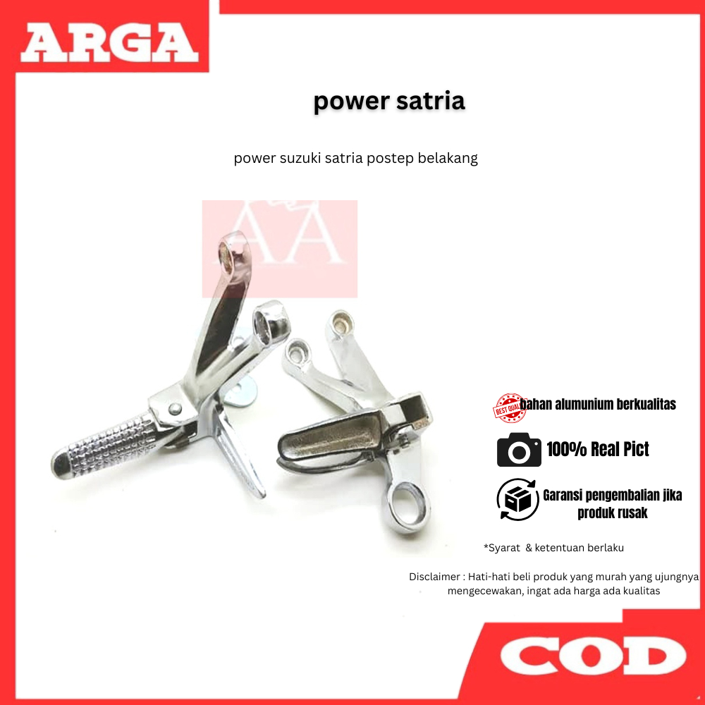 Footstep belakang Suzuki Satria Fu Pijakan Kaki belakang