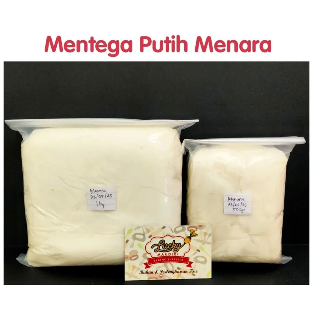 

Menara white 500gr /mentega putih/menara white repack