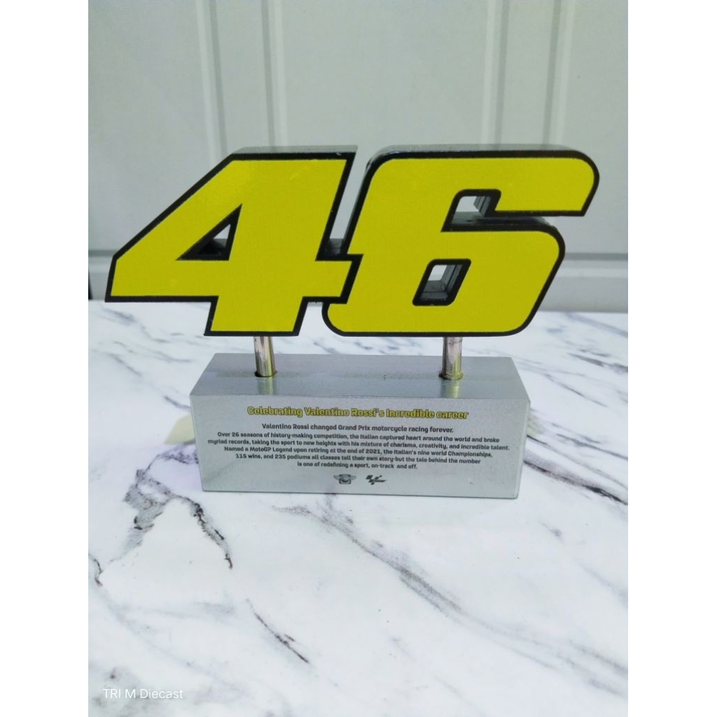 Miniatur maskot legend rossi skala 1:4
