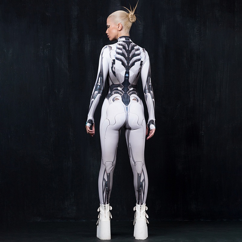 Halloween Cosplay Catwoman Bodysuit Wanita Kostum Playsuits Cos Wanita Spiderman Kostum Celana Ketat