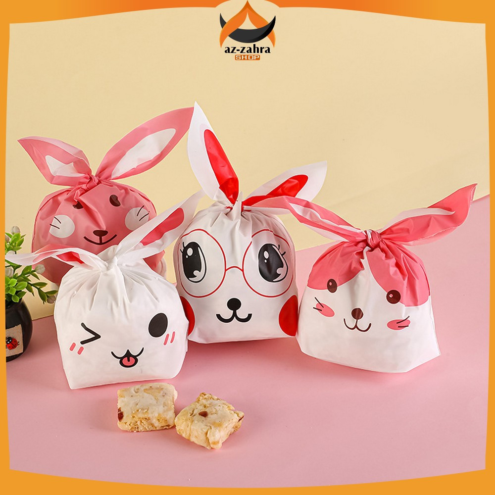 

Plastik Bingkisan Ultah Anak Karakter Kelinci Lucu / Plastik Goodie Bag Kantong Souvenir Snack Rabbit Plastic Bag Az Zahra Shop C1181