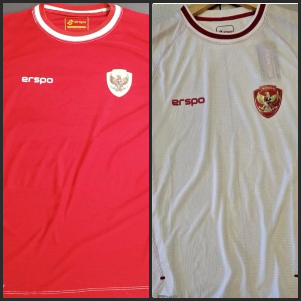 TIMNAS INDONESIA HOME AWAY JERSEY BAJU BOLA 2024 GRADE ORI JUMBO XXL 2XL