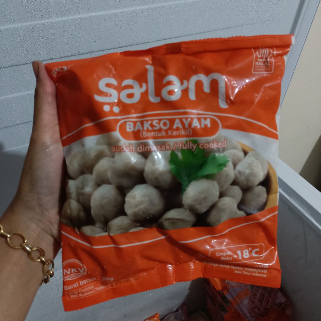 

bakso daging, salam
