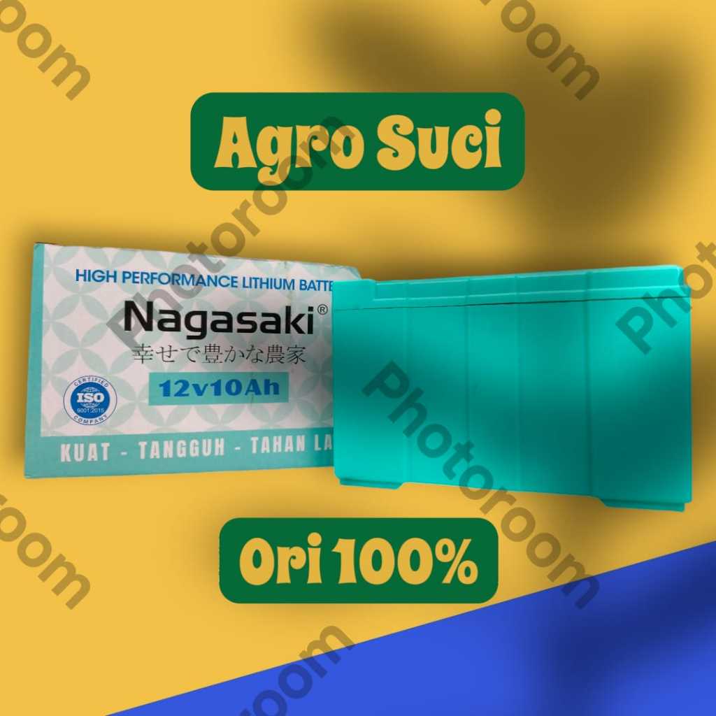 AKI LITHIUM NAGASAKI 12V 10 AH (Biru)