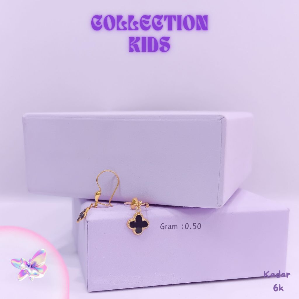 Anting Ekor Van Cleef | Kadar 6k