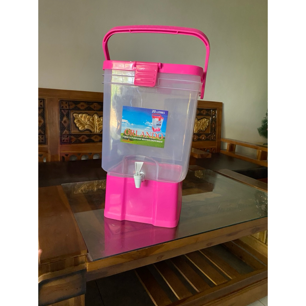 [KHUSUS PALEMBANG ]Water Dispenser 20Liter Merk ORLANDO, Wadah air minum, es teh, kopi, es buah