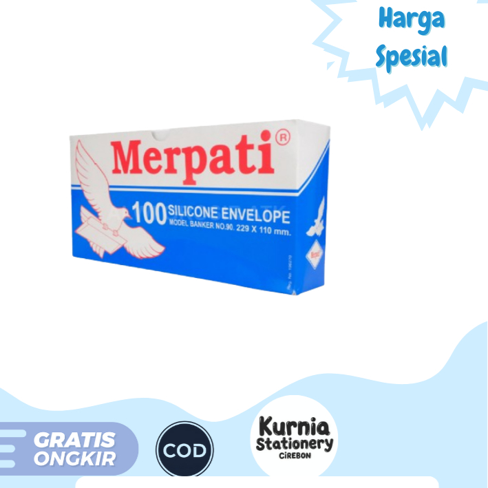

Kiky Merpati Envelope HVS Model Banker No. 90 (1Pack)