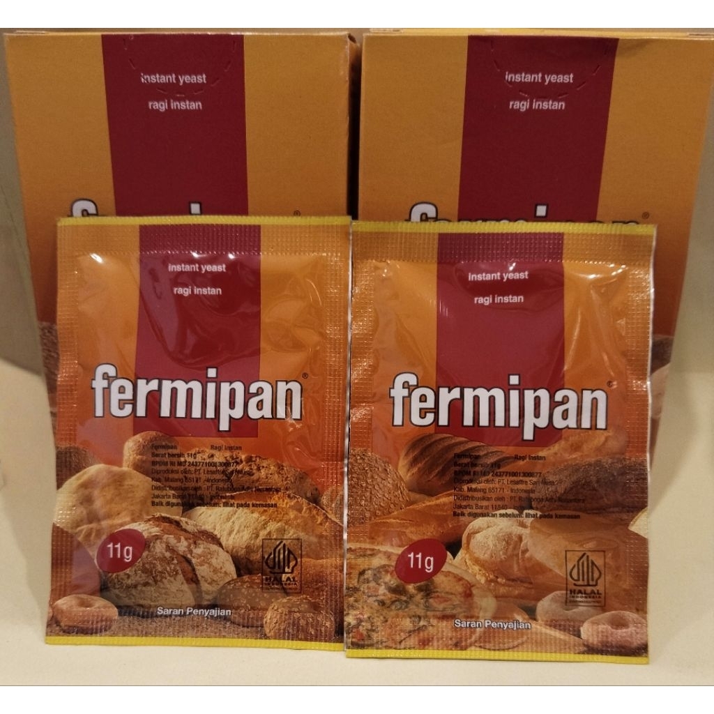 

RAGI INSTAN FERMIPAN SACHET 11 GR×4