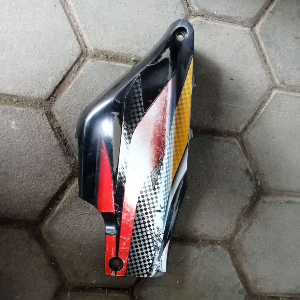 cover tutup aki tepong Honda Supra fit lama Supra striping original second murah