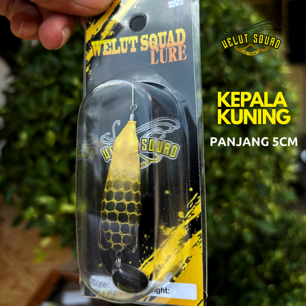 SOFROG 5CM SLIM WELUT SQUAD LURE HOOK 1/0