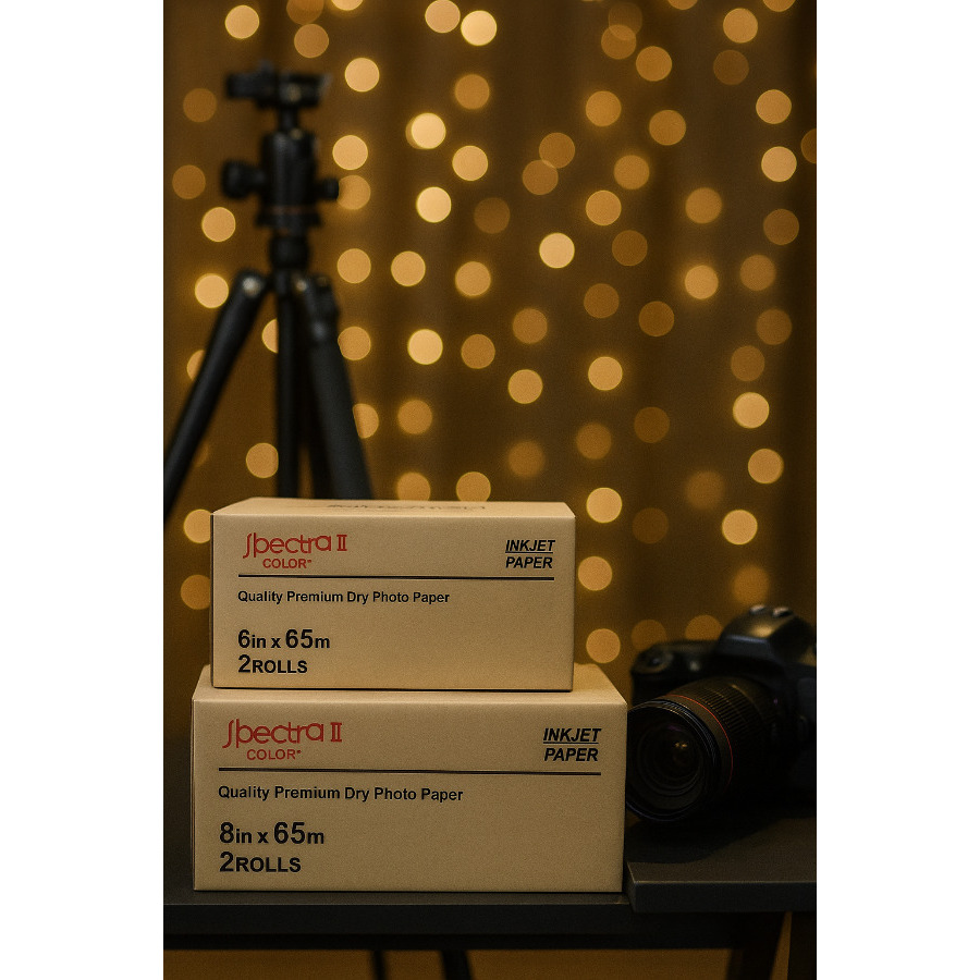 

SPECTRA II Inkjet Paper ROLL - 6 in x 65M & 8 in x65M