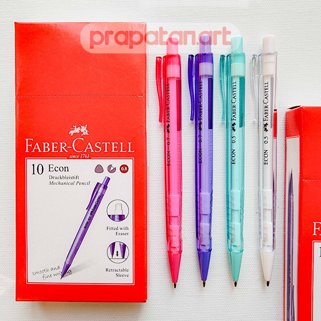 

Faber Castell Mechanical Pencil Econ 0.5-0.7mm | Pensil Mekanik