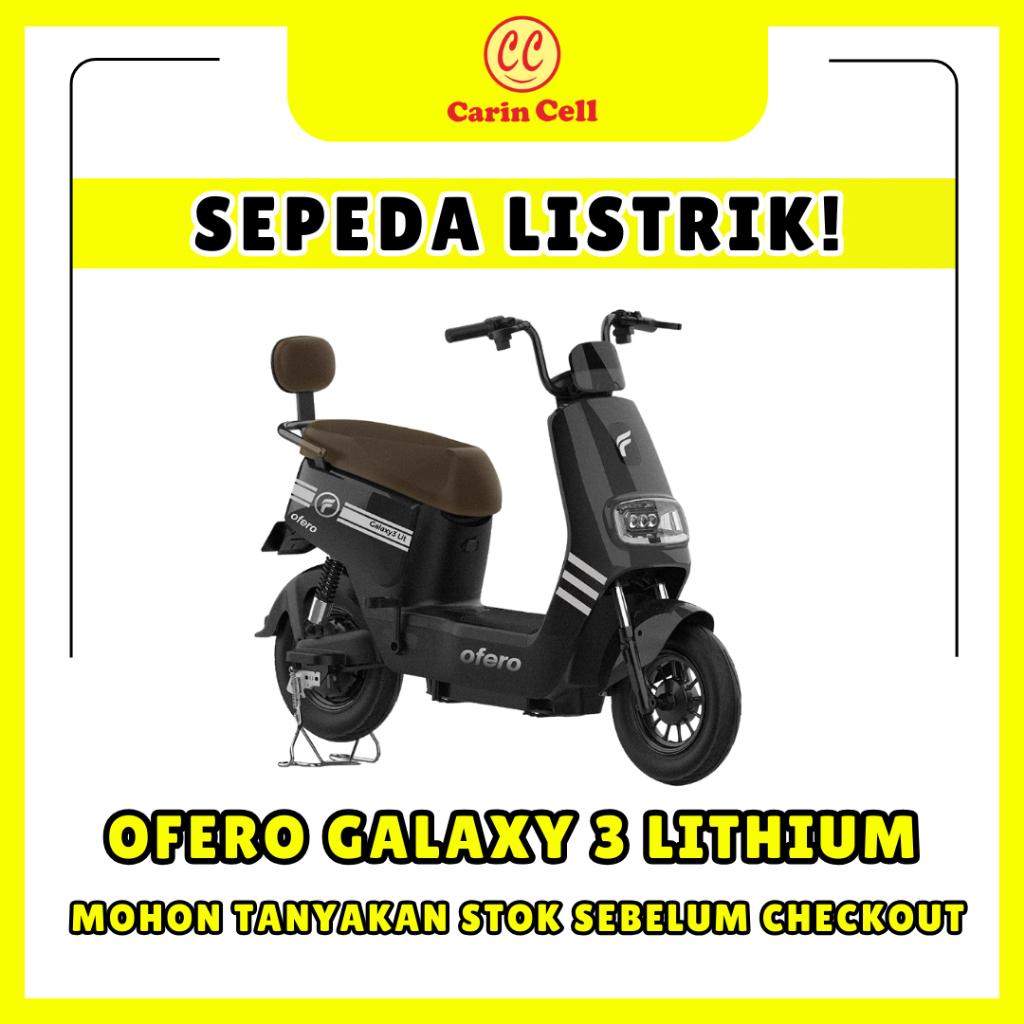 SEPEDA LISTRIK OFERO GALAXY 3 LITHIUM