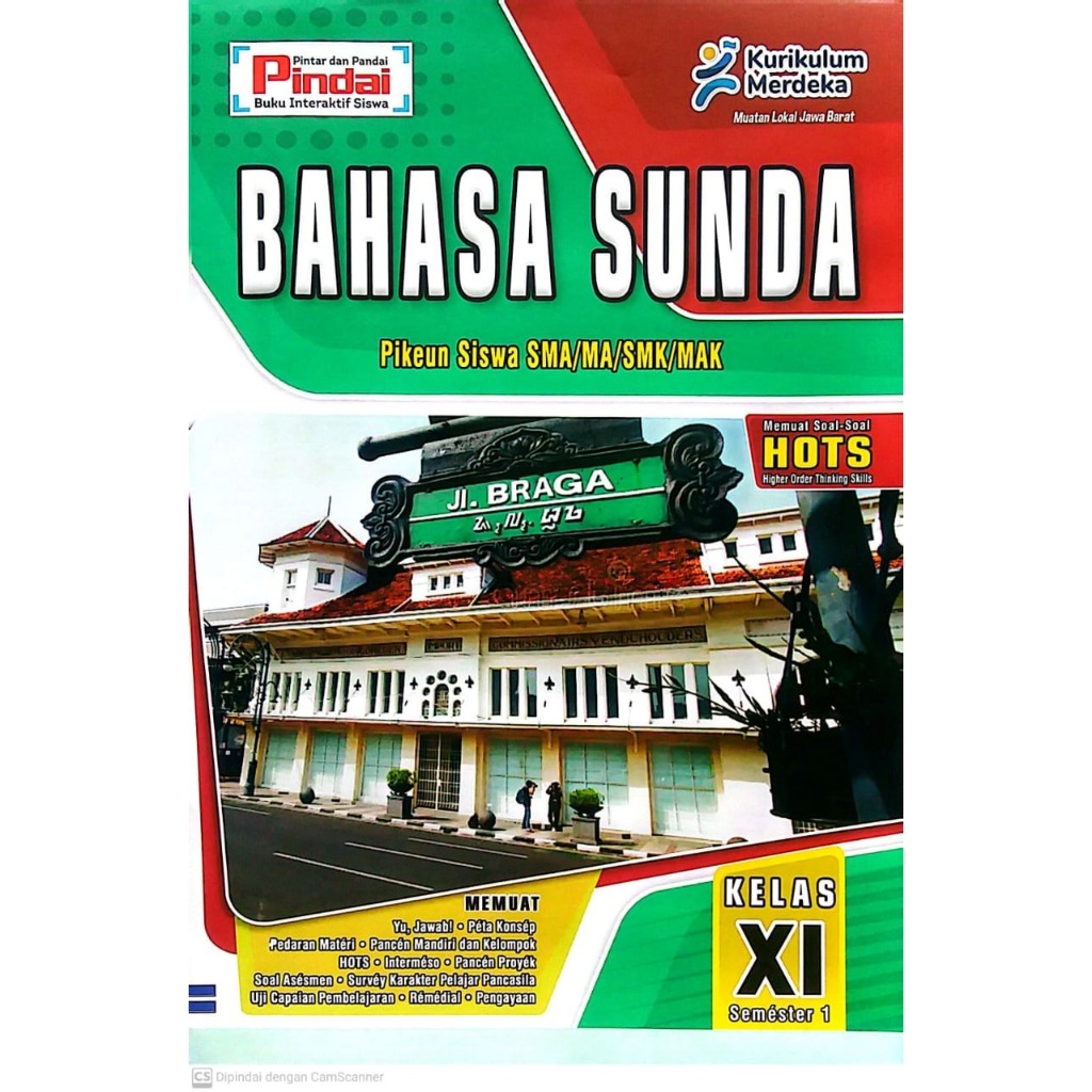 Buku LKS Bahasa Sunda kurikulum Merdeka Kelas 11 SMA/MA Semester 1