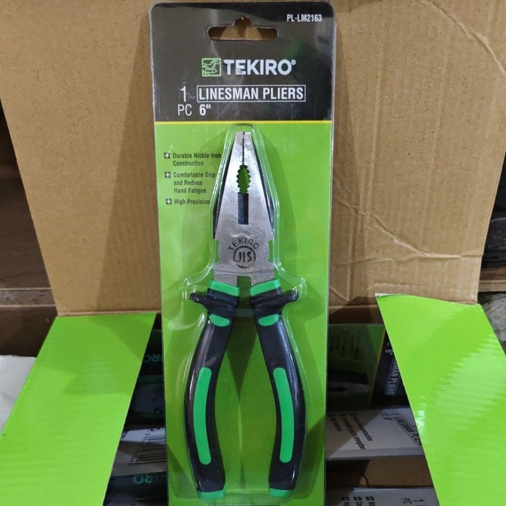 TEKIRO TANG KOMBINASI 6" LINESMAN PLIERS TEKIRO 6 INCH TANG KOMBINASI TEKIRO 6 INCHI