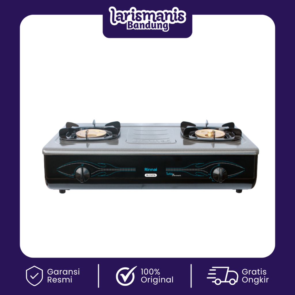 Rinnai Kompor Gas 2 Tungku RI 712TG / 712TG