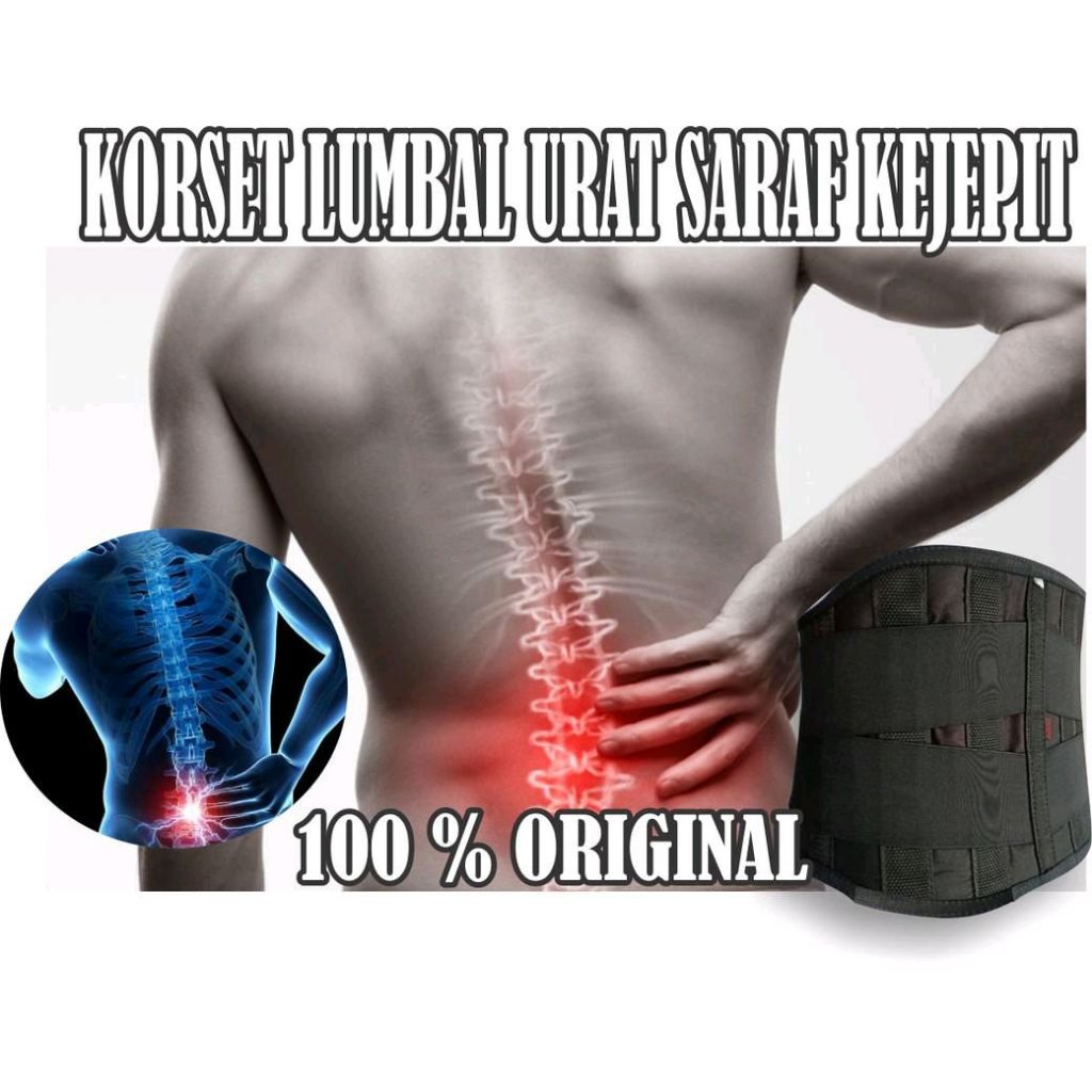 Unik Korset Lumbal/Stagen Pria Wanita Kerja Berat Korset Pinggang Pria Wanita Syaraf Kejepit