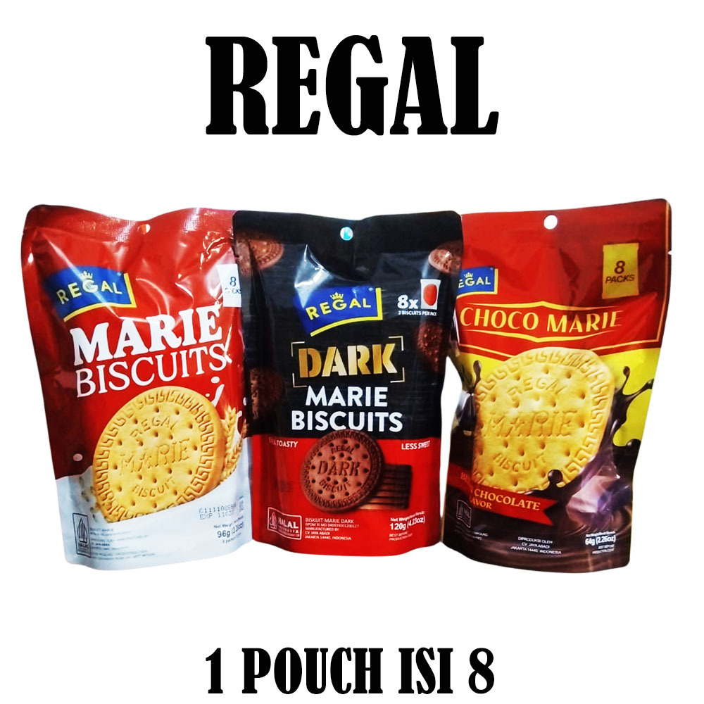 

REGAL POUCH MARIE BISCUITS / CHOCO MARIE / DARK