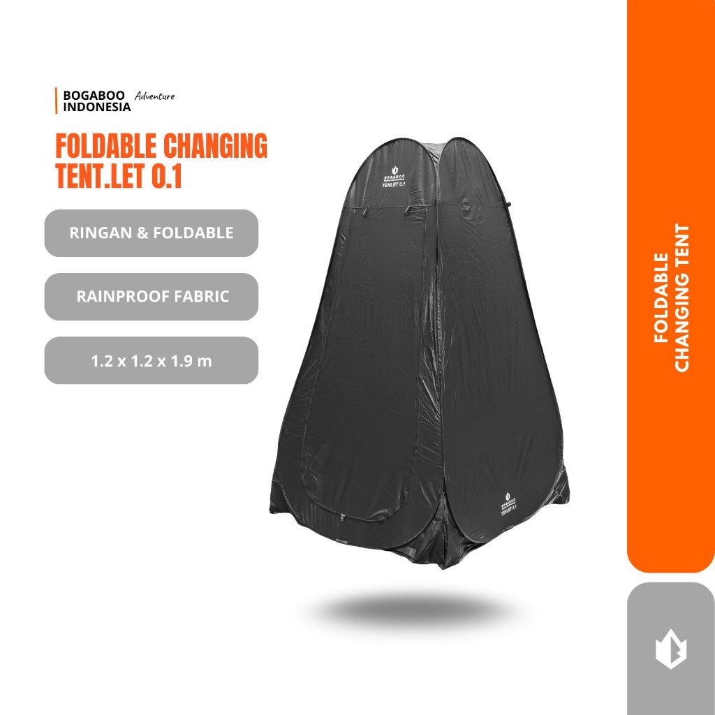 BOGABOO TENLET tenda toilet camping portable  - tenda camping ruang ganti outdoor - tenda privasi - 